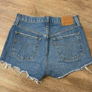 Levis denim shorts